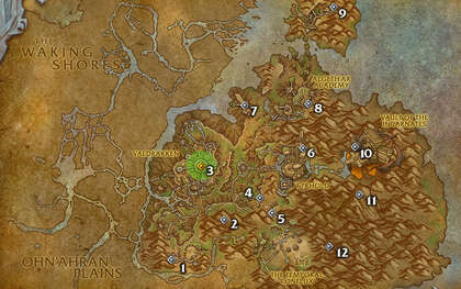 Valdrakken Glyph Map