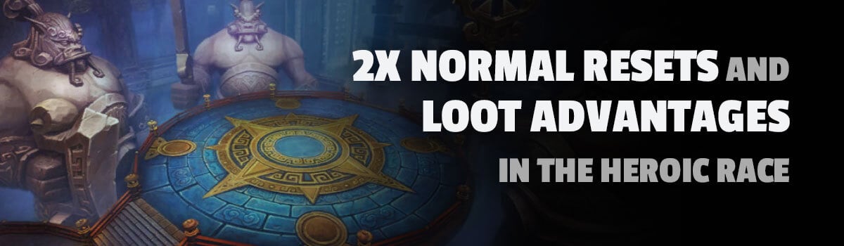 Double Normal Resets and Loot Advantages in the Heroic Race