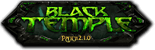 Black Temple Patch Logo