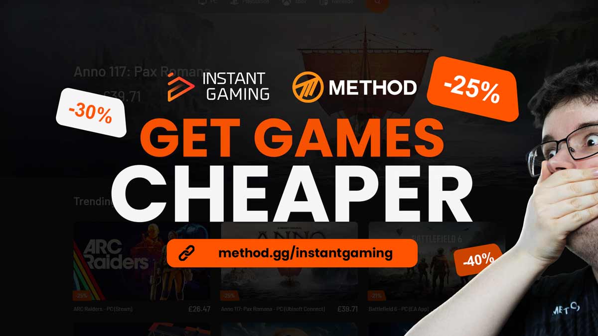 Method Announces Partnership with Instant Gaming