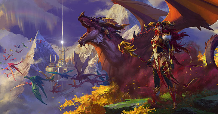 Dragonflight Expansion Feature Art