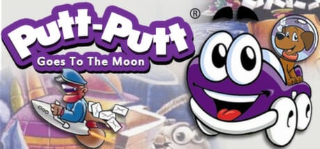 Putt Putt Goes to the Moon Game Cover Art