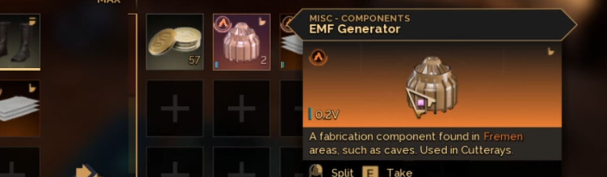Where To Find & Farm EMF Generators in Dune Awakening