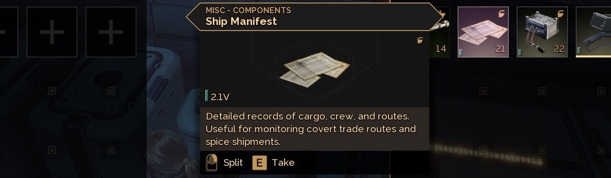 Ship Manifests in Dune Awakening - What Are They For?