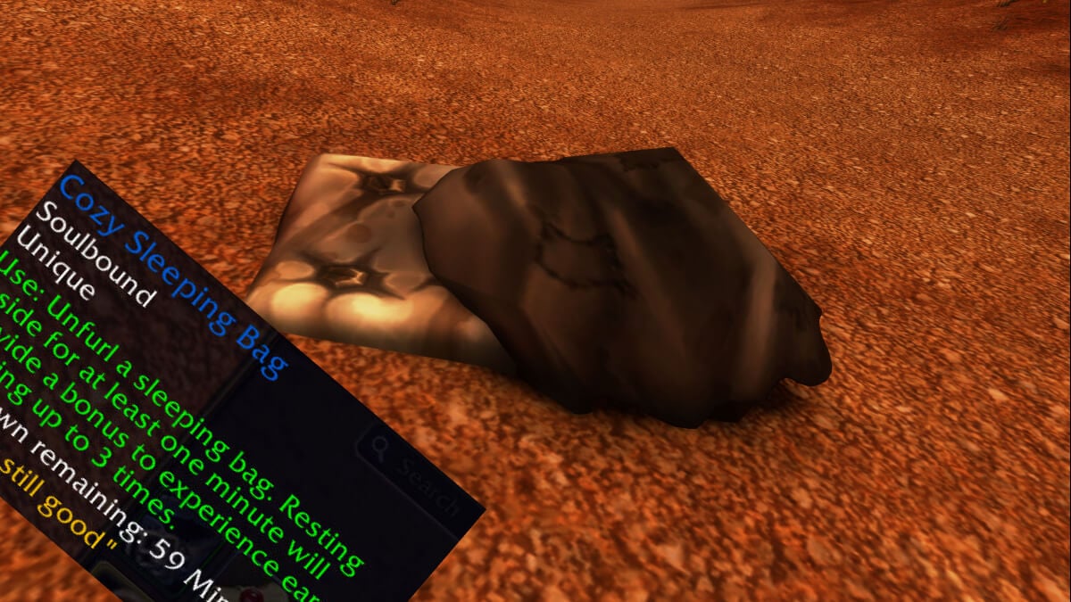 How to Unlock the Cozy Sleeping Bag In WoW Forever