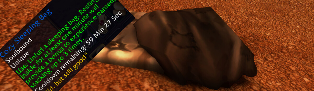 How to Unlock the Cozy Sleeping Bag In WoW Forever