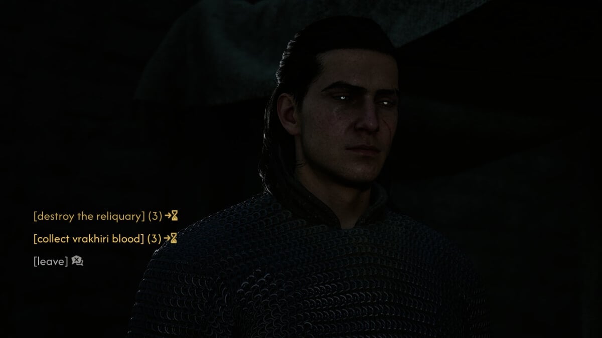 The Blood Of Dawnwalker: Xanthe's Recruiters: Taste of Power Choice - How to get a Phial of Brencis's Blood