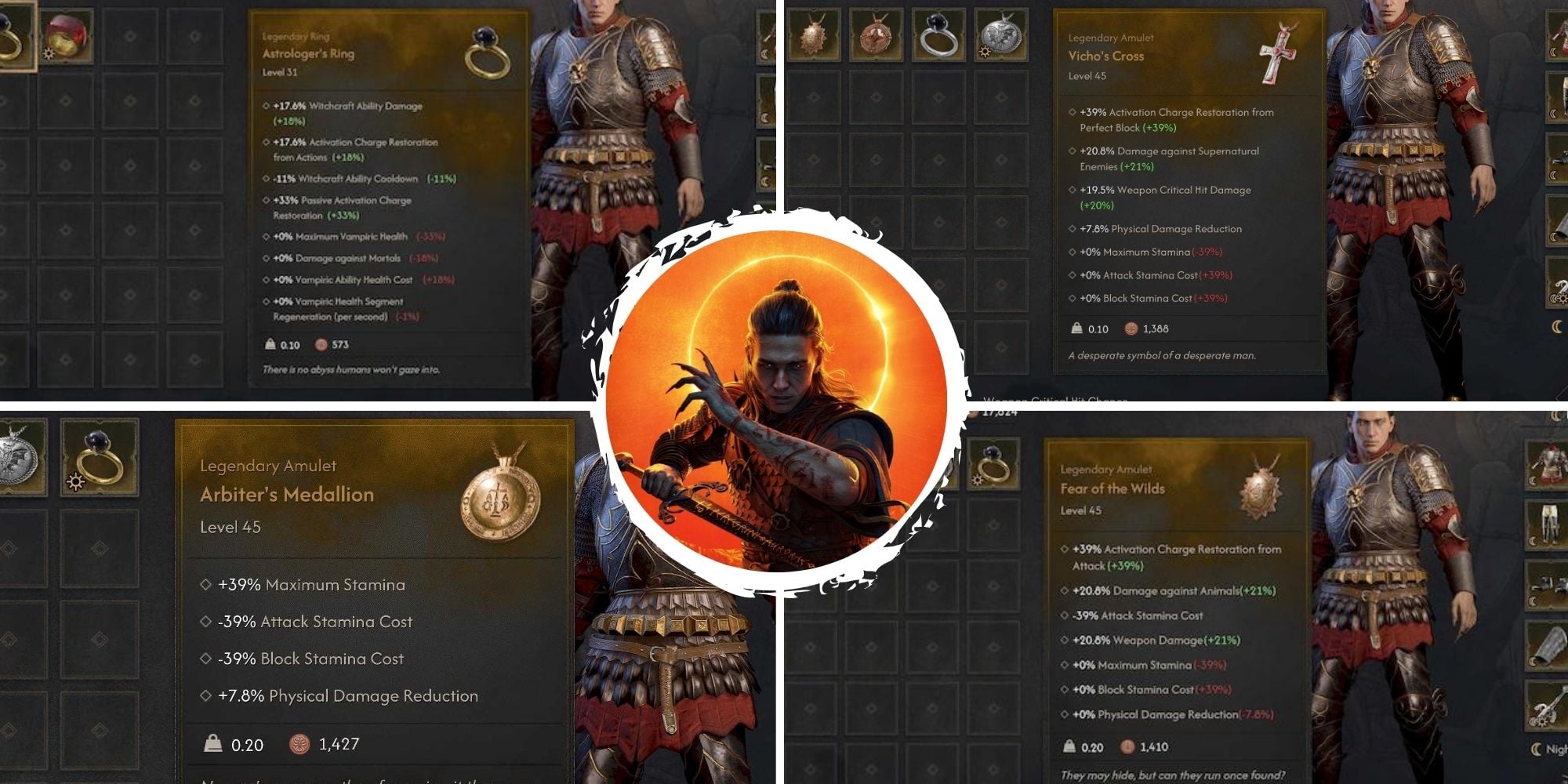 Best Amulets & Rings In The Blood of Dawnwalker (All Legendary Amulets & Rings)