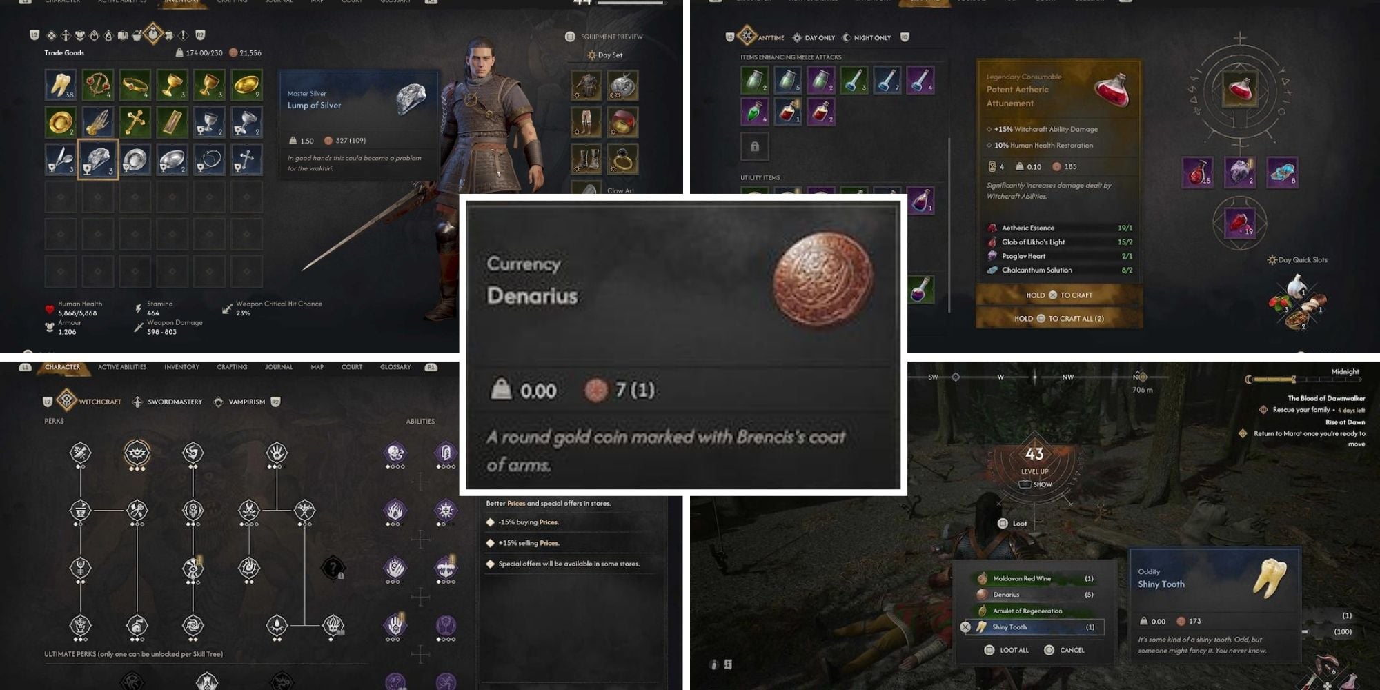 The Blood of Dawnwalker: How To Make Money (Denarii) Fast
