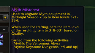 Mistcrests from Mythic+ Dungeons and Raid Bosses in WoW Midnight Season 2 thumbnail