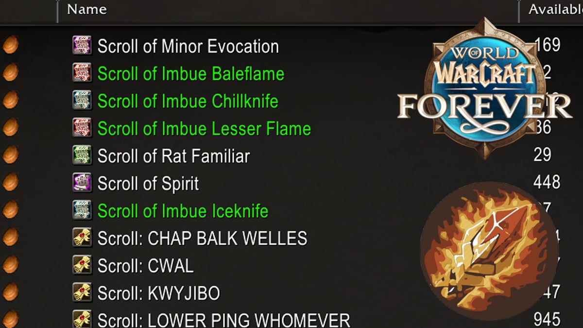 Mage Comprehension & Study Guide In WoW Forever: How Scrolls Work & All Scroll Effects