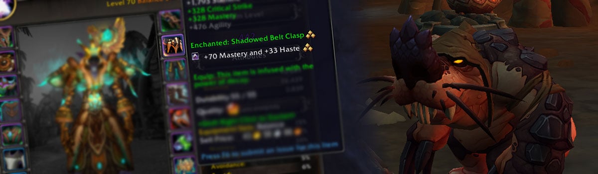 Belt Enchants are back with the Shadowed Belt Clasp in Patch 10.1