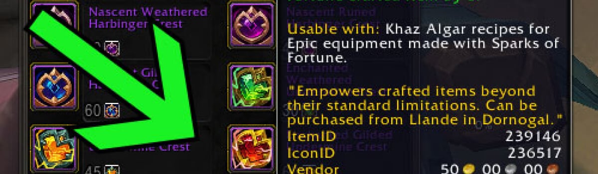 How to Upgrade Gear in Patch 11.1.5