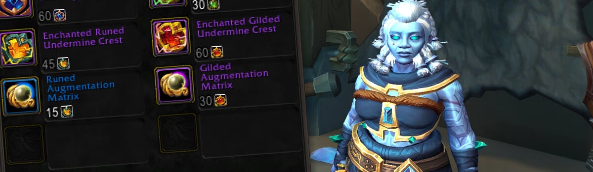 Augmentation Matrix Vendor Location Guide