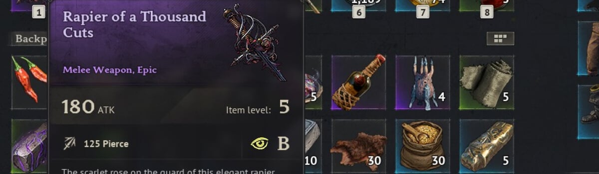 Where To Find The Rapier Of A Thousand Cuts in Windrose