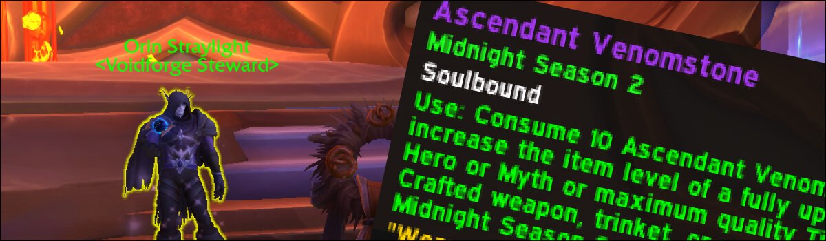 How to Farm Ascendant Venomstones in WoW Midnight Patch 12.1.5