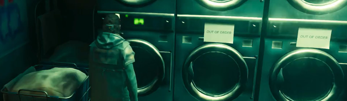 Control Resonant: How to Solve the Central Laundromat Puzzle