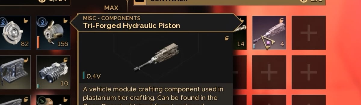 How to Get Tri-forged Hydraulic Pistons in Dune Awakening