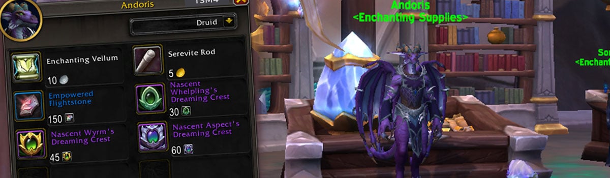 Where to get the Nascent Aspect's, Wyrm's and Whelpling's Dreaming Crest