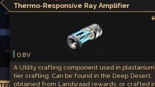 How to Get Thermo-Responsive Ray Amplifiers in Dune Awakening