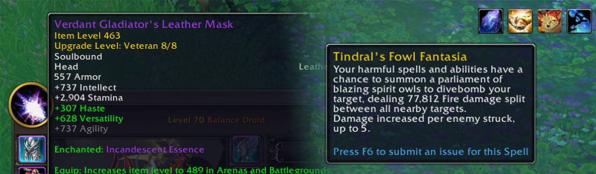 What is the Incandescent Essence Head Enchant?