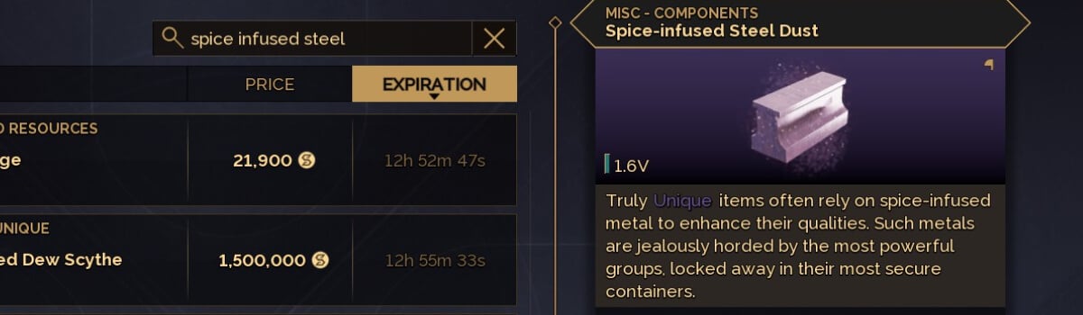 Where to find Spice-infused Steel Dust in Dune Awakening