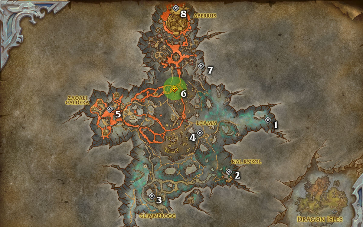Dragonflight Dragon Riding Glyphs Location Guide