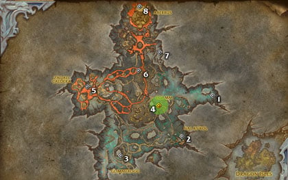 Loamm Glyph Map