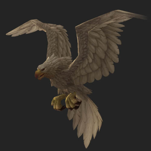 Snowy Highmountain Eagle Mount