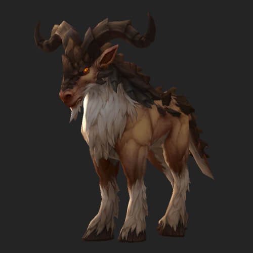 Longhorned Argussian Talbuk Mount