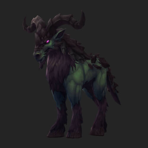 Longhorned Beryl Talbuk Mount