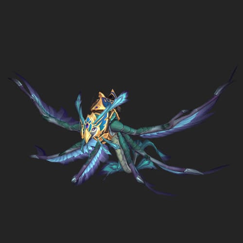 Cobalt Dragonhawk Mount