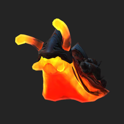 Liquid Hot Magma Slug Mount