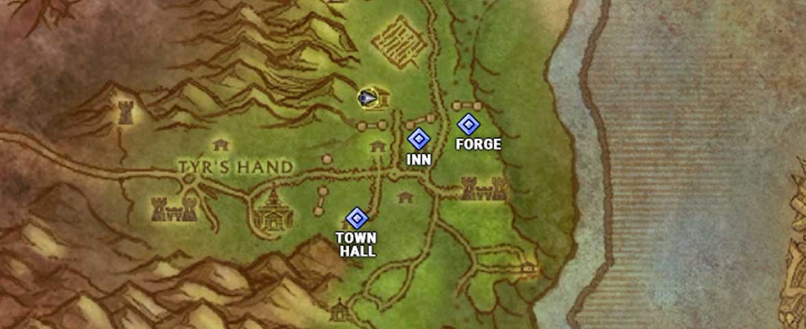 New Avalon Zone Map