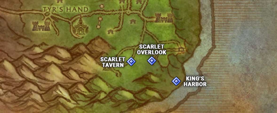 Scarlet Overlook Map