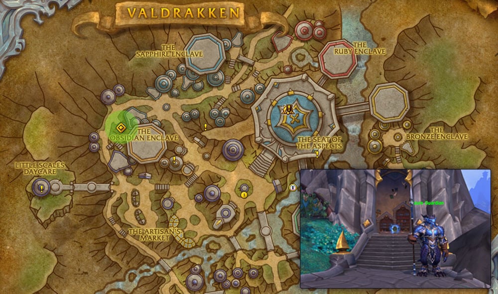 Badlands Portal in Valdrakken Location