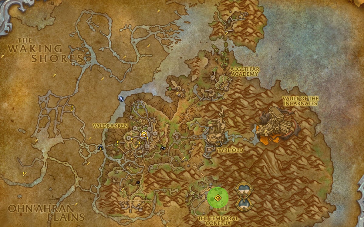 bronze dragonflight oathstone map