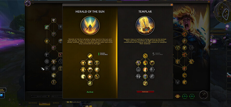 the war within alpha paladin hero talents