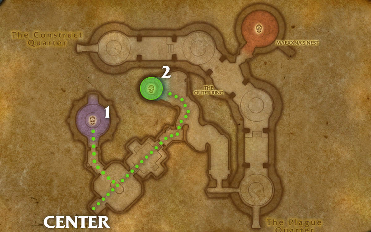 Faerlina's Sewing Kit Location map image