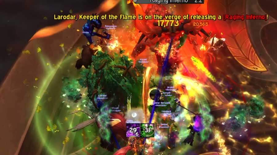 Lorodar raging inferno safe green circle