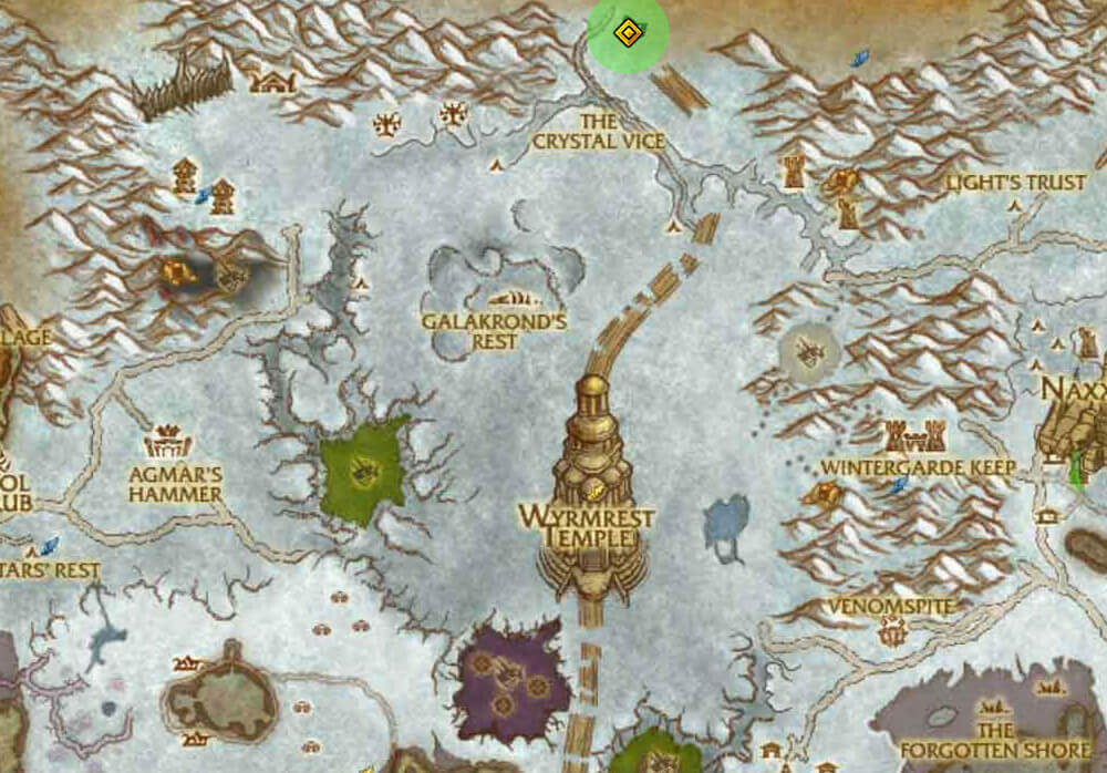 Dragonblight Dragonflight Location Map