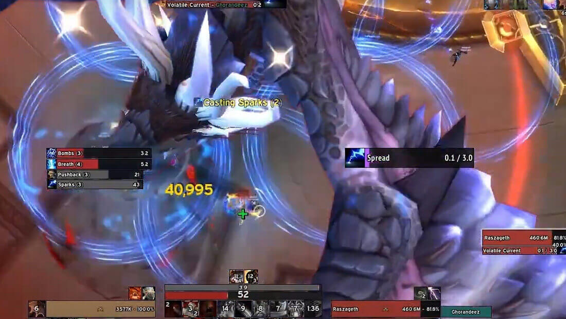 raz mythic recommended formation ingame