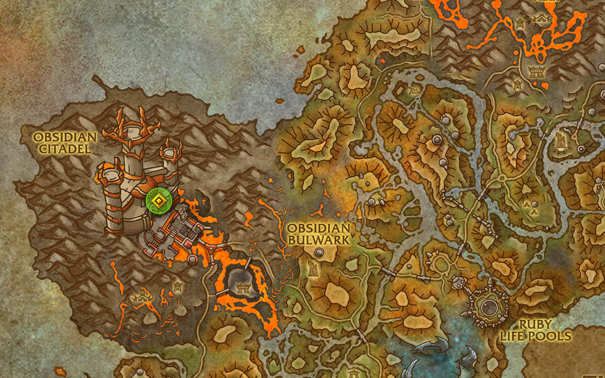 Stealthy Elven Port map image