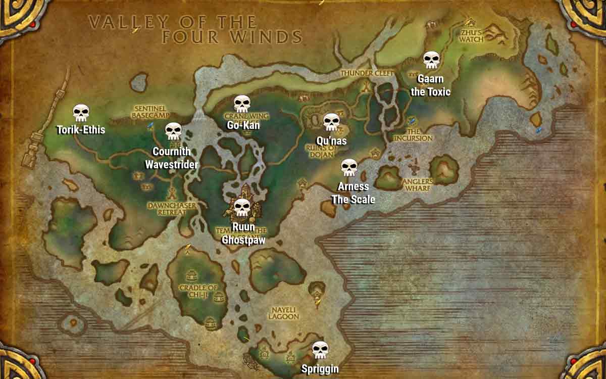 krasarang wilds rares location map