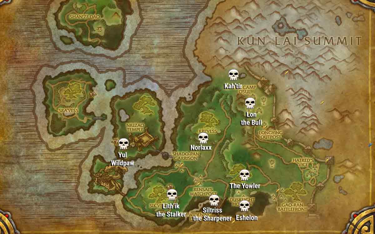 townlong steppes rares location map
