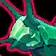Emerald Snail Icon