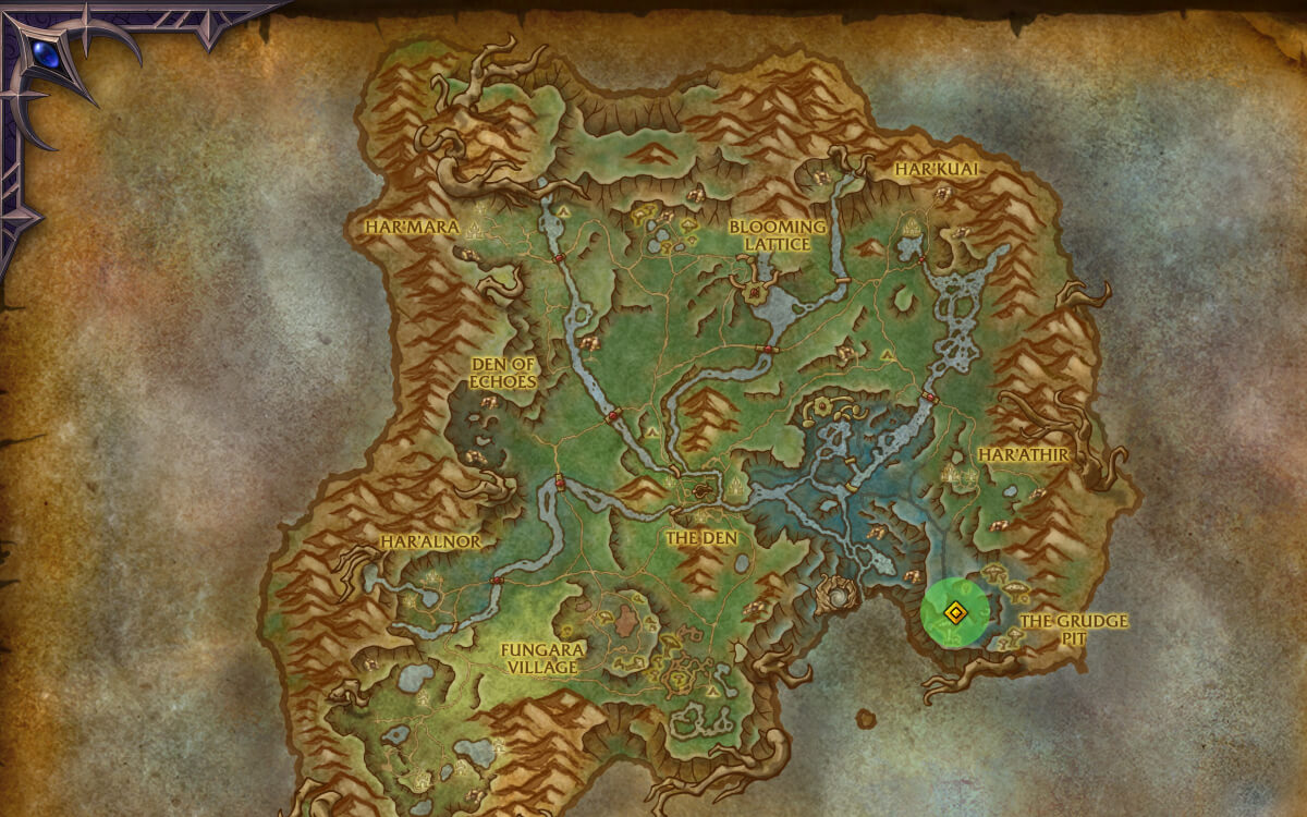 the grudge pit delve location map 1