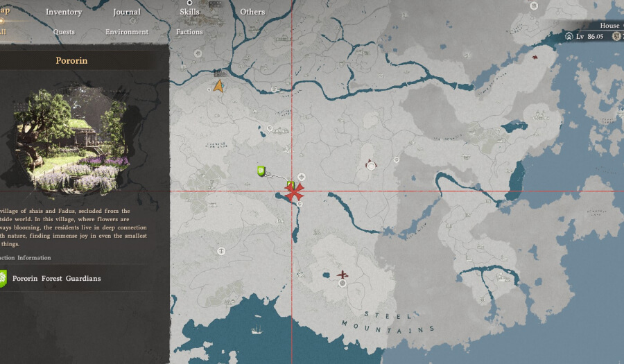 unreachable village cat village location