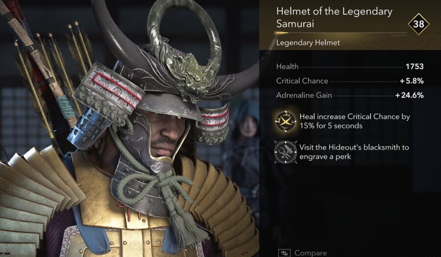 helmet of the legendary amurai