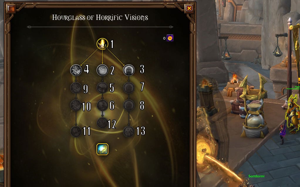 horrific vision optimal upgrade order group